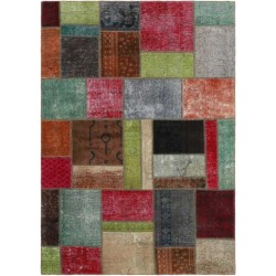 tappeto persia vintage patchwork cm 168x237 