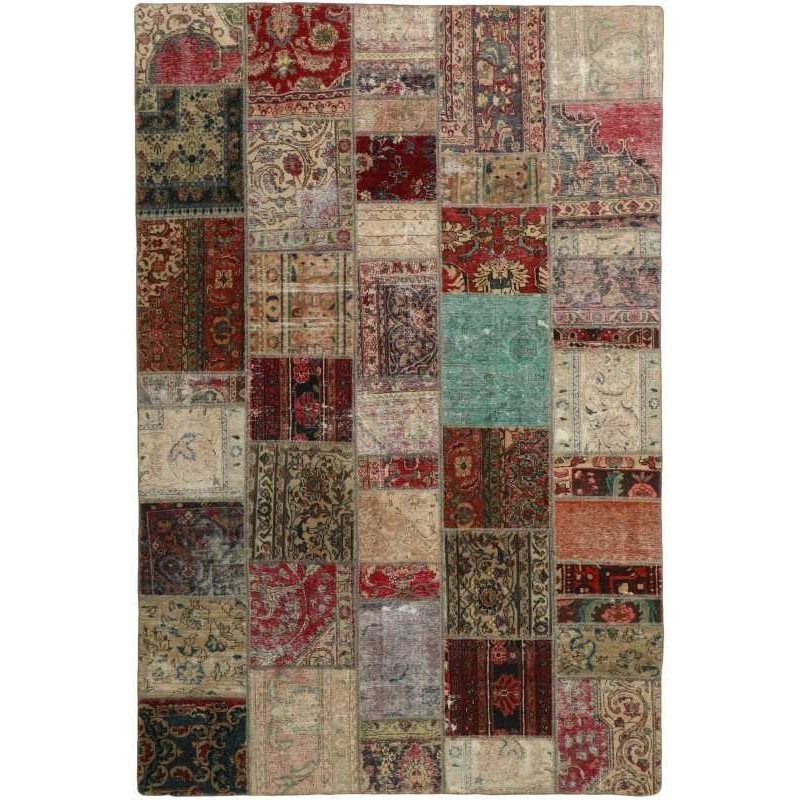tappeto persia vintage patchwork cm 204x300 