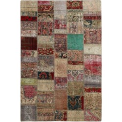 tappeto persia vintage patchwork cm 204x301 