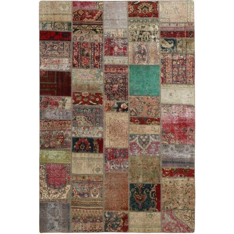 tappeto persia vintage patchwork cm 204x301 