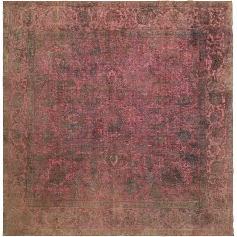 tappeto persia vintage kerman cm 292x292 