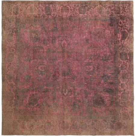 tappeto persia vintage kerman cm 292x292 
