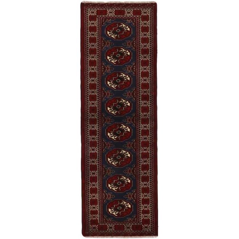tappeto persia torkaman cm 63x197 