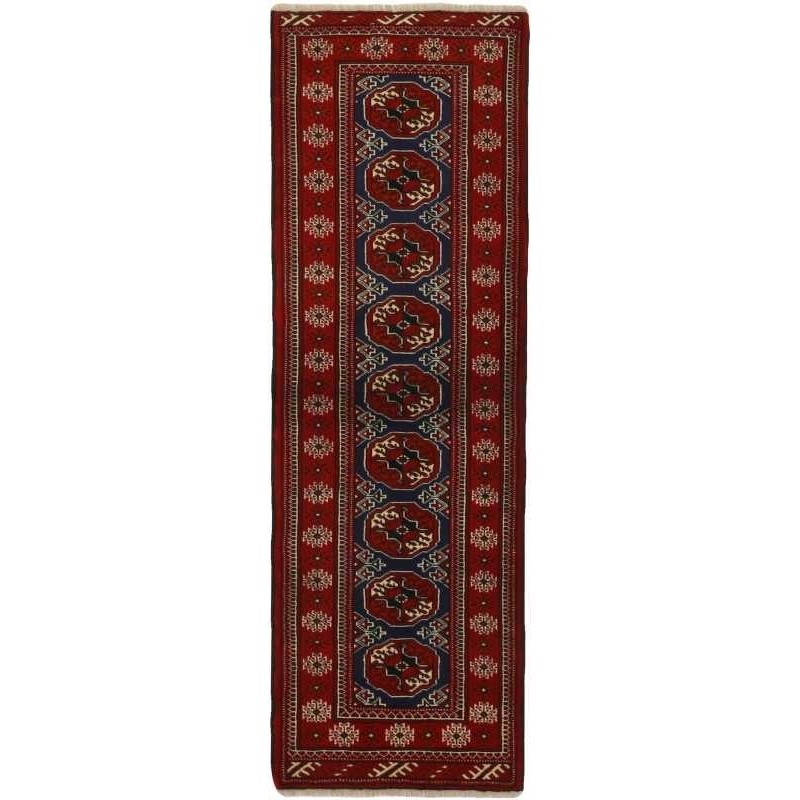 tappeto persia torkaman cm 63x190 