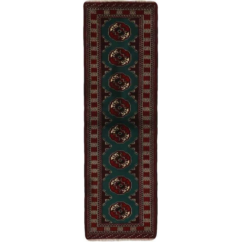 tappeto persia torkaman cm 63x205 