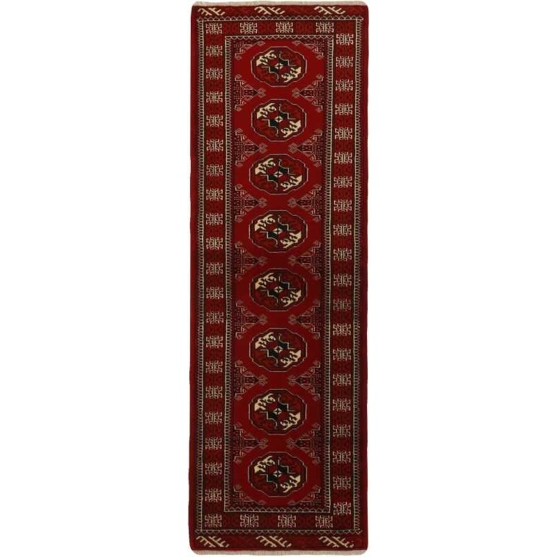 tappeto persia torkaman cm 63x196 