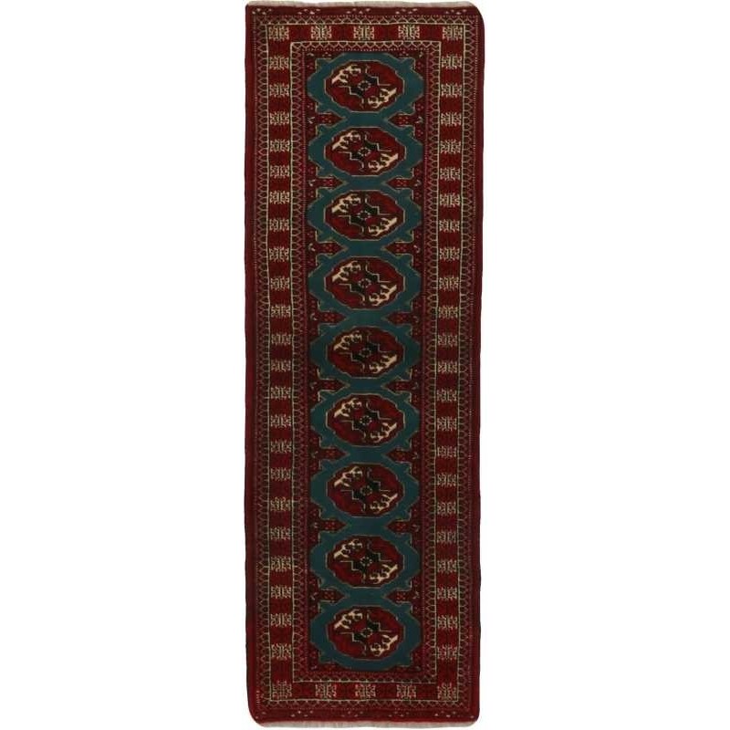 tappeto persia torkaman cm 62x192 