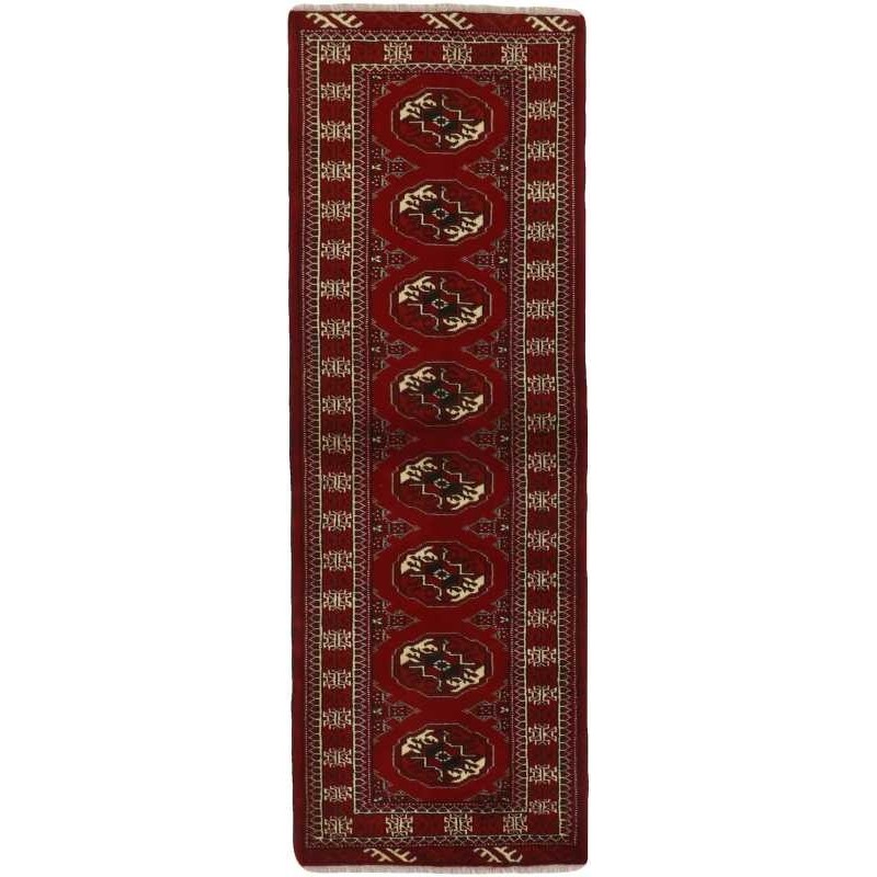 tappeto persia torkaman cm 64x198 