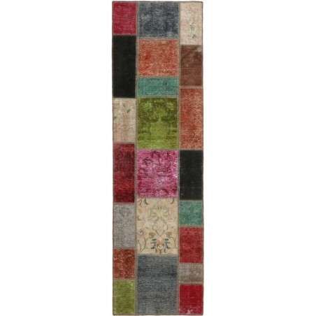 tappeto persia vintage patchwork cm 71x250