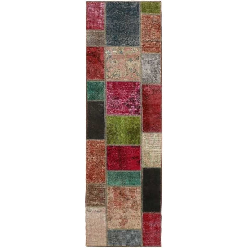 tappeto persia vintage patchwork cm 72x250