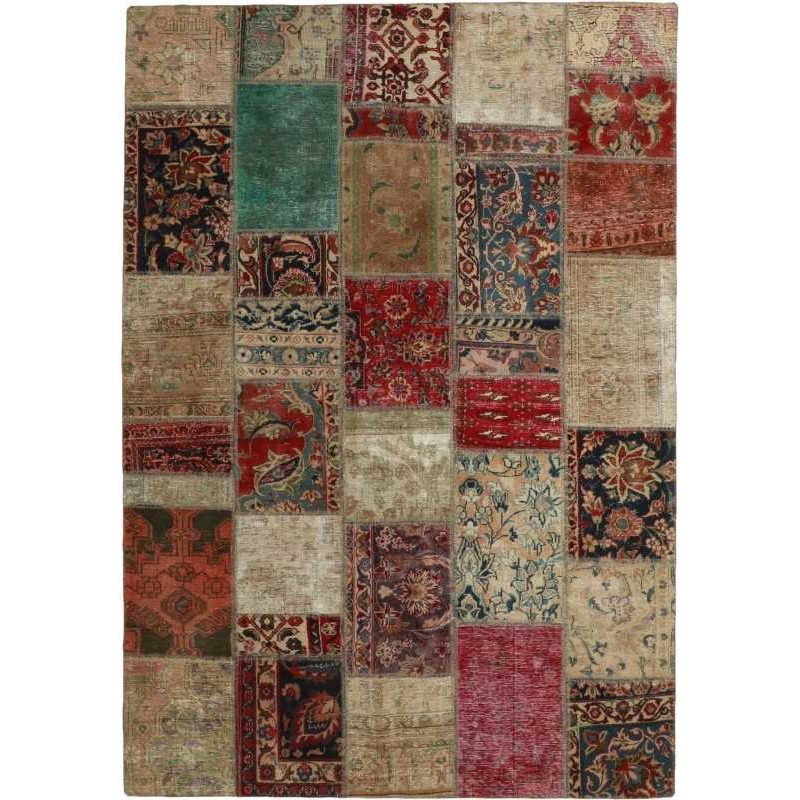 tappeto persia vintage patchwork cm 165x235