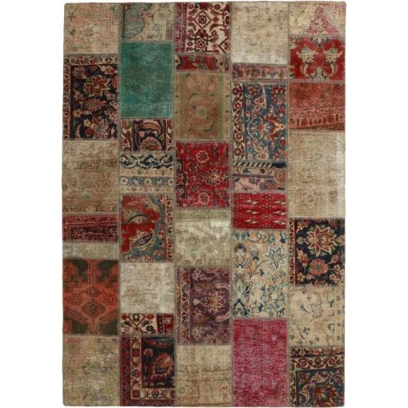 tappeto persia vintage patchwork cm 165x235