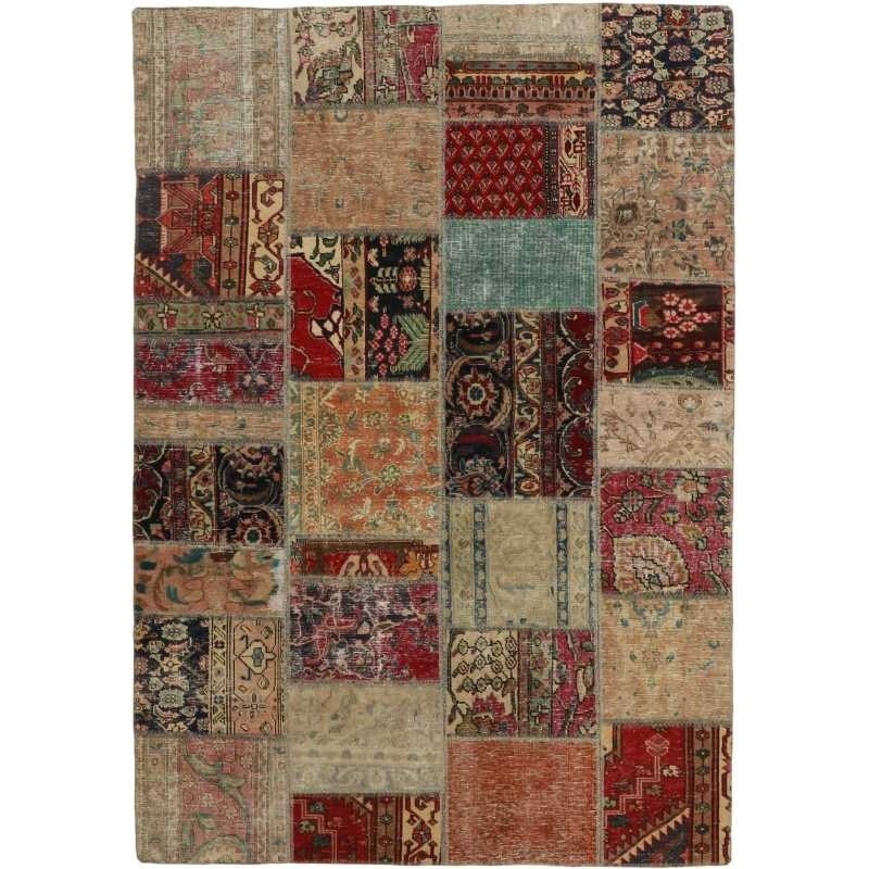 tappeto persia vintage patchwork cm 167x235