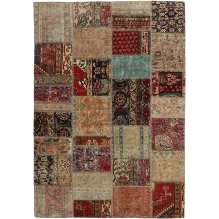 tappeto persia vintage patchwork cm 167x235