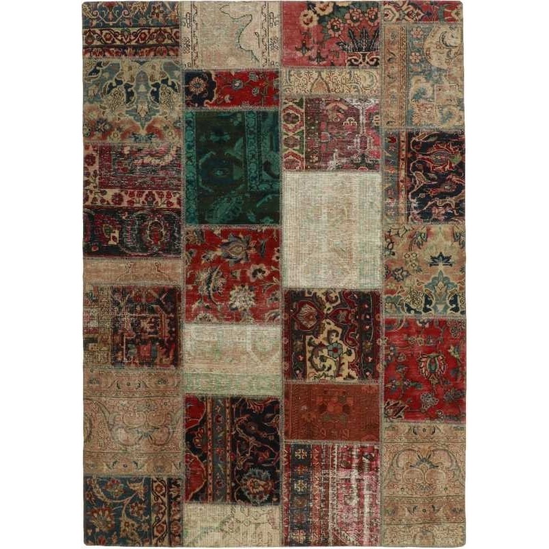 tappeto persia vintage patchwork cm 167x234