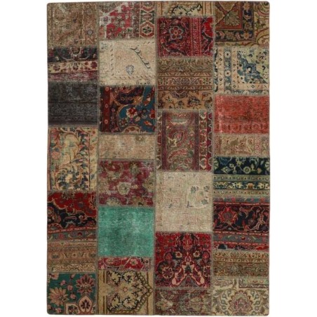 tappeto persia vintage patchwork cm 168x234