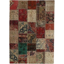 tappeto persia vintage patchwork cm 168x234