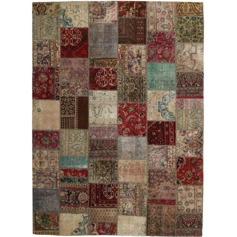tappeto persia vintage patchwork cm 257x347