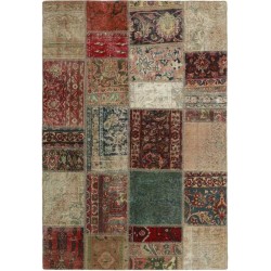 tappeto persia vintage patchwork cm 141x200
