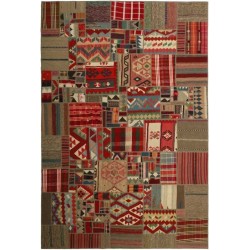 tappeto persia tekkeh kelim cm 201x301