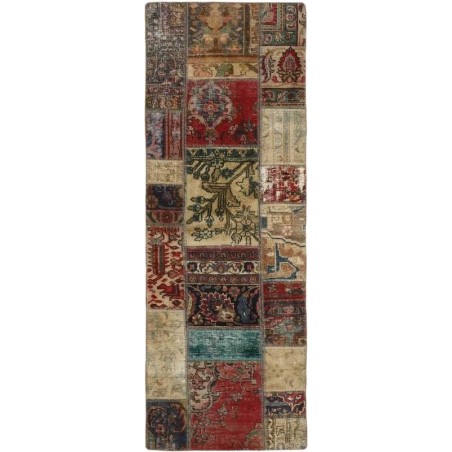 tappeto persia vintage patchwork cm 70x199
