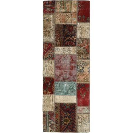 tappeto persia vintage patchwork cm 71x199