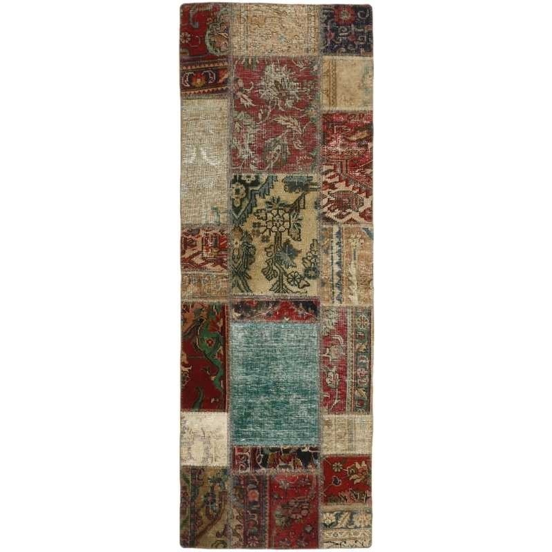 tappeto persia vintage patchwork cm 71x200