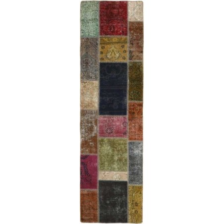 tappeto persia vintage patchwork cm 71x251