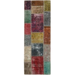 tappeto persia vintage patchwork cm 70x197