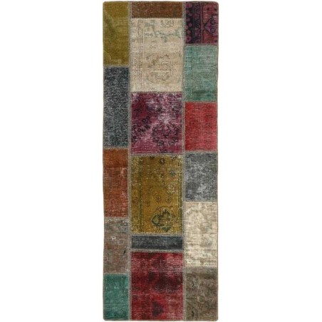 tappeto persia vintage patchwork cm 70x198