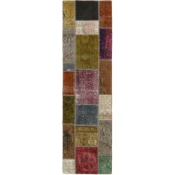 tappeto persia vintage patchwork cm 70x248