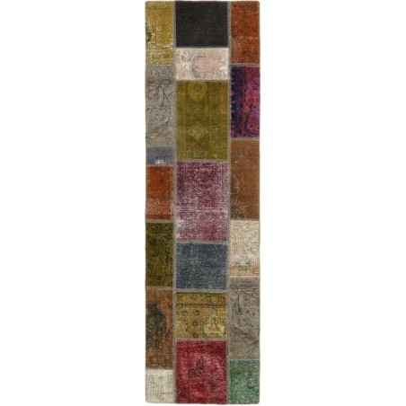 tappeto persia vintage patchwork cm 70x248