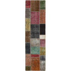 tappeto persia vintage patchwork cm 70x249