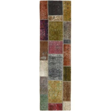 tappeto persia vintage patchwork cm 70x249