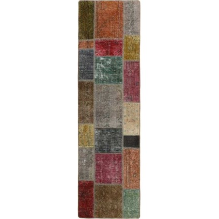 tappeto persia vintage patchwork cm 70x247