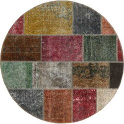 tappeto persia vintage patchwork cm 150x150