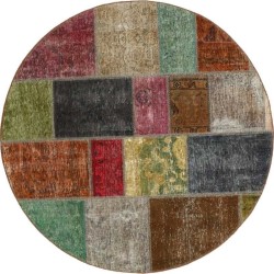 tappeto persia vintage patchwork cm 150x150