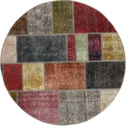 tappeto persia vintage patchwork cm 150x150