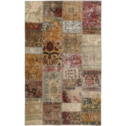 tappeto persia vintage patchwork cm 132x210