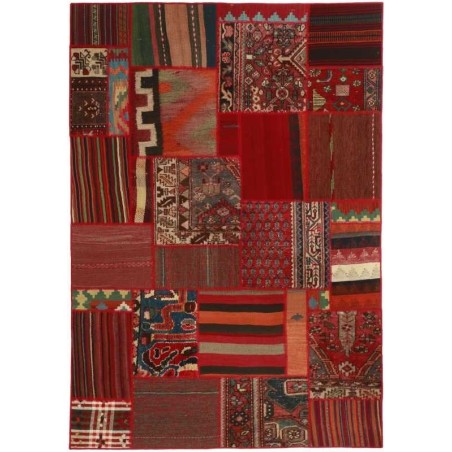 tappeto persia vintage patchwork cm 141x201