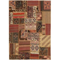 tappeto persia vintage patchwork cm 141x201