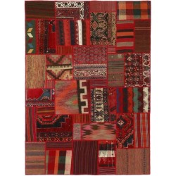 tappeto persia vintage patchwork cm 141x201