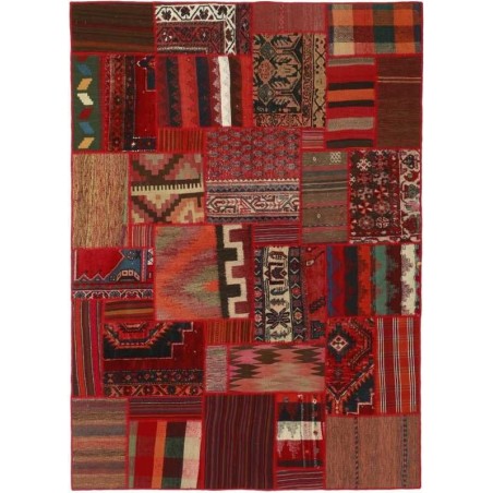 tappeto persia vintage patchwork cm 141x201