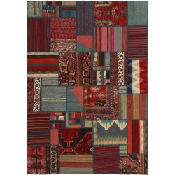 tappeto persia vintage patchwork cm 141x201