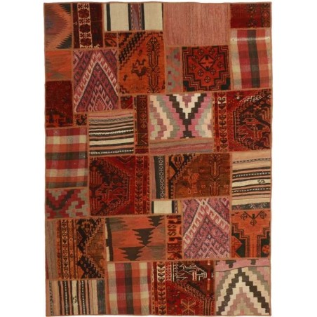 tappeto persia vintage patchwork cm 142x202