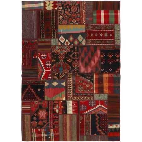 tappeto persia vintage patchwork cm 141x202