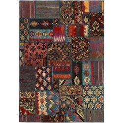 tappeto persia vintage patchwork cm 142x202