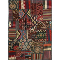 tappeto persia vintage patchwork cm 142x202