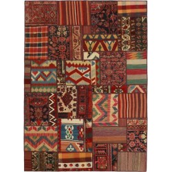 tappeto persia vintage patchwork cm 142x201