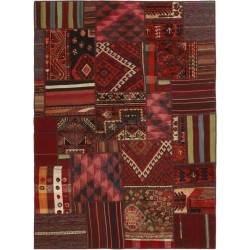 tappeto persia vintage patchwork cm 141x202
